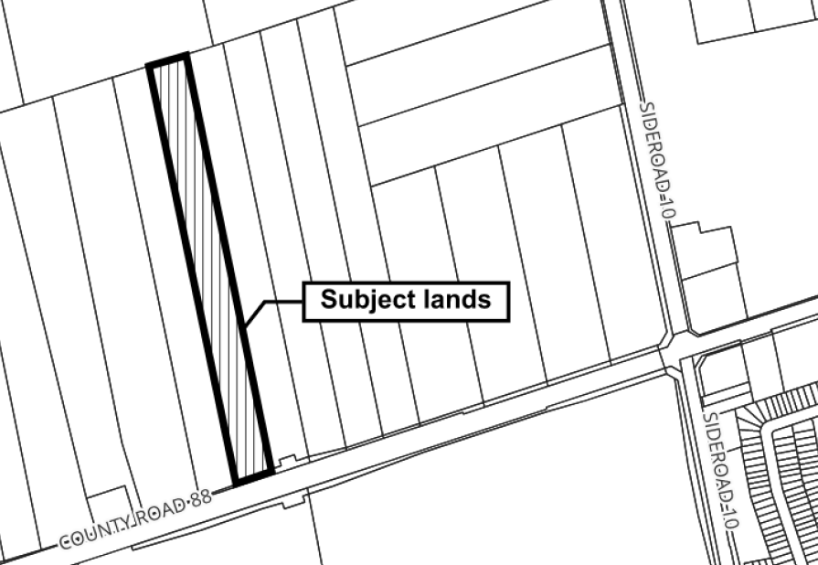 image of subject lands on map
