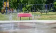 Photo of splash pad at Lions Park in BWG.