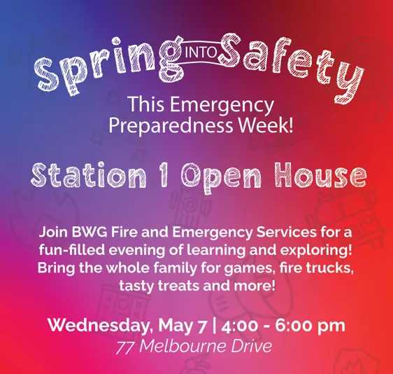 Instagram graphic promoting Station 1 open house event on May 7th, 2025