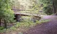 Pedestrian bridge at Scanlon Creek in Bradford