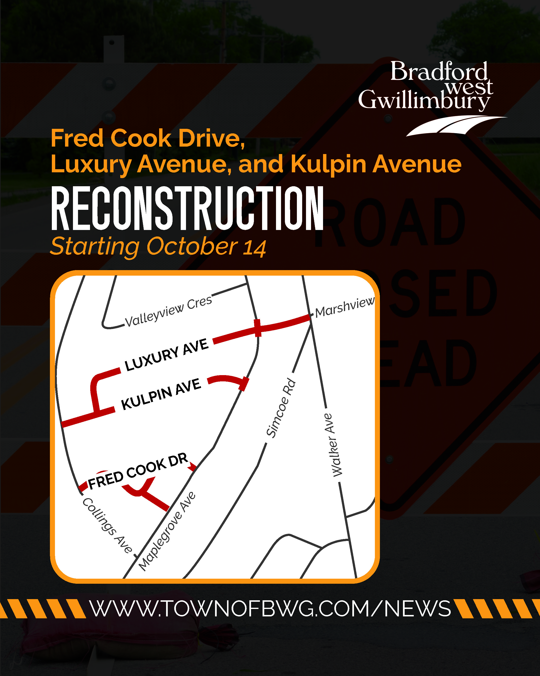 reconstruction work area 