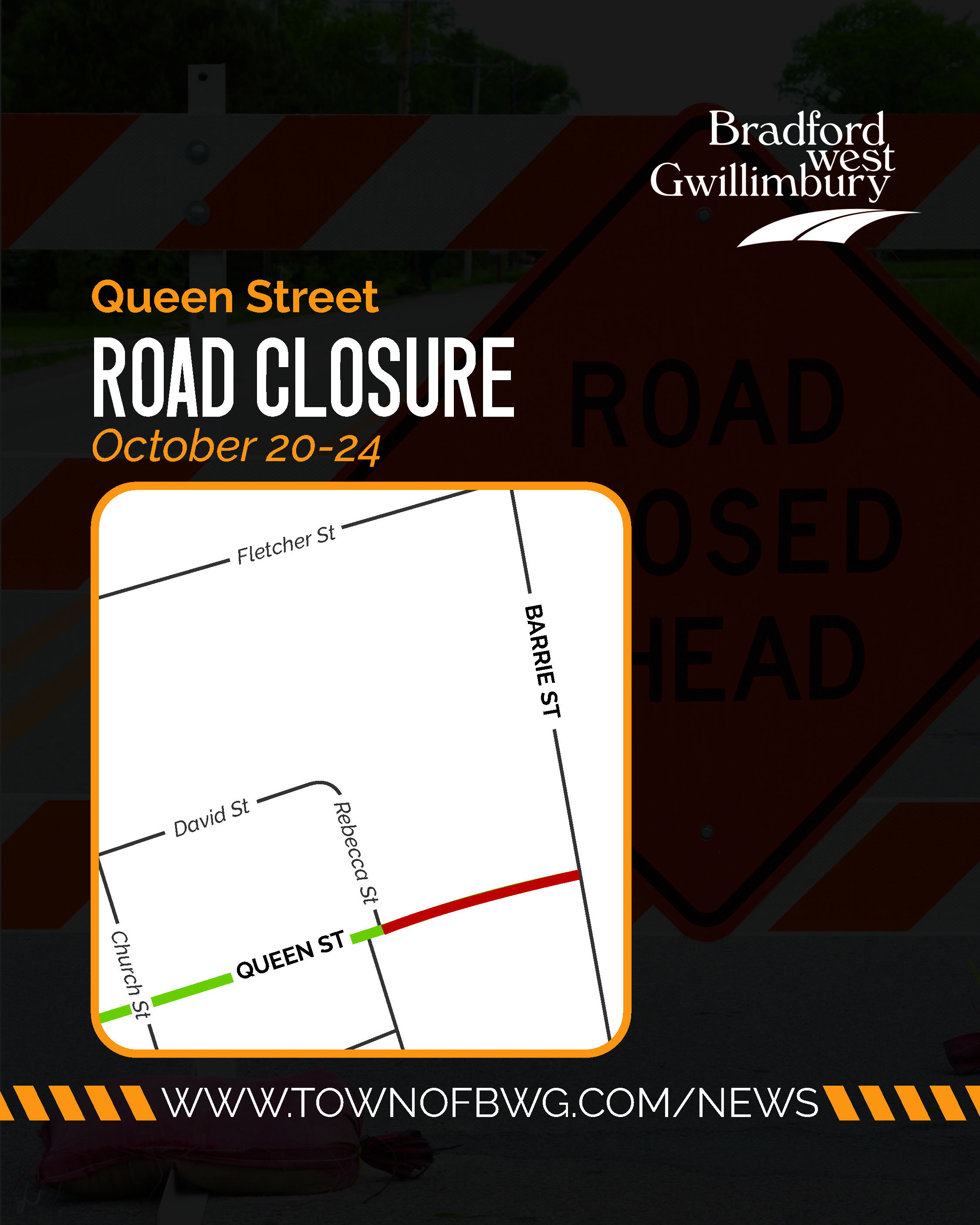 notice of closure queen street