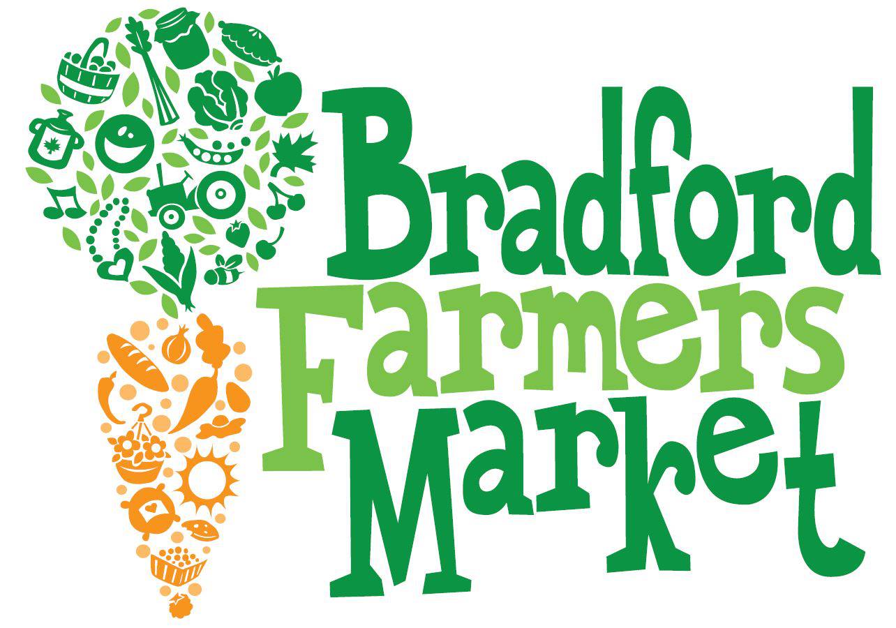 Graphic of the Bradford Farmers market logo