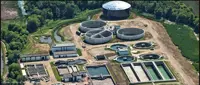 arial image of the Bradford water pollution control plant