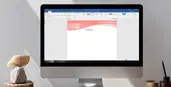 Photo of Fire Report template on a computer screen