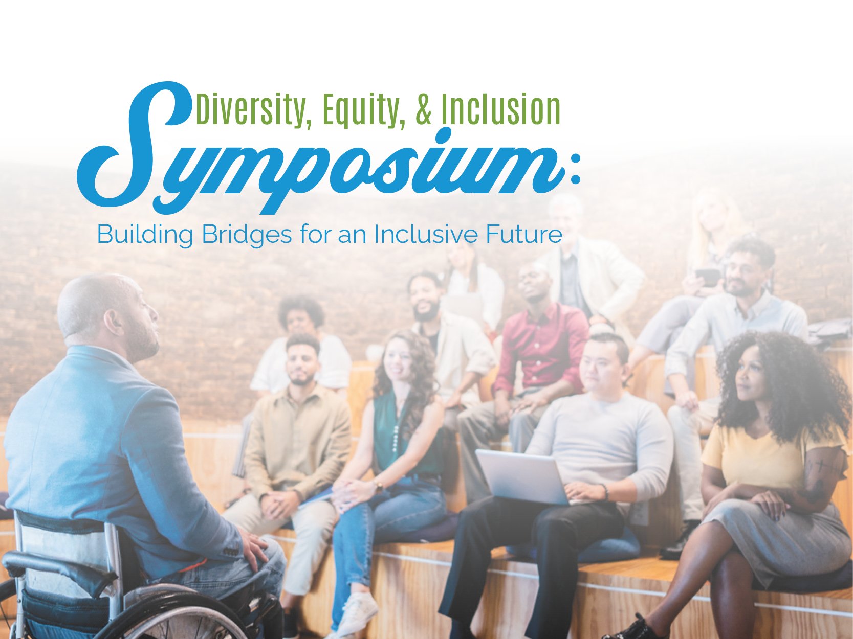 Image of diverse group having a meeting