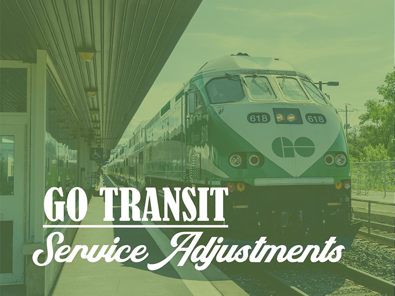 Image of GO Transit pulling into station