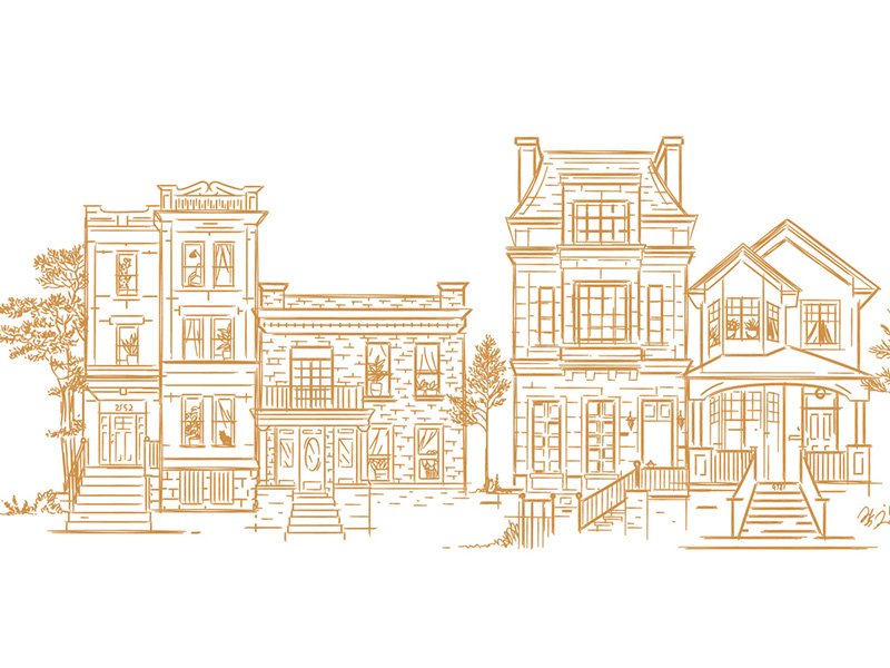 Sketch of heritage properties