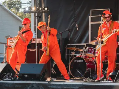 band on stage