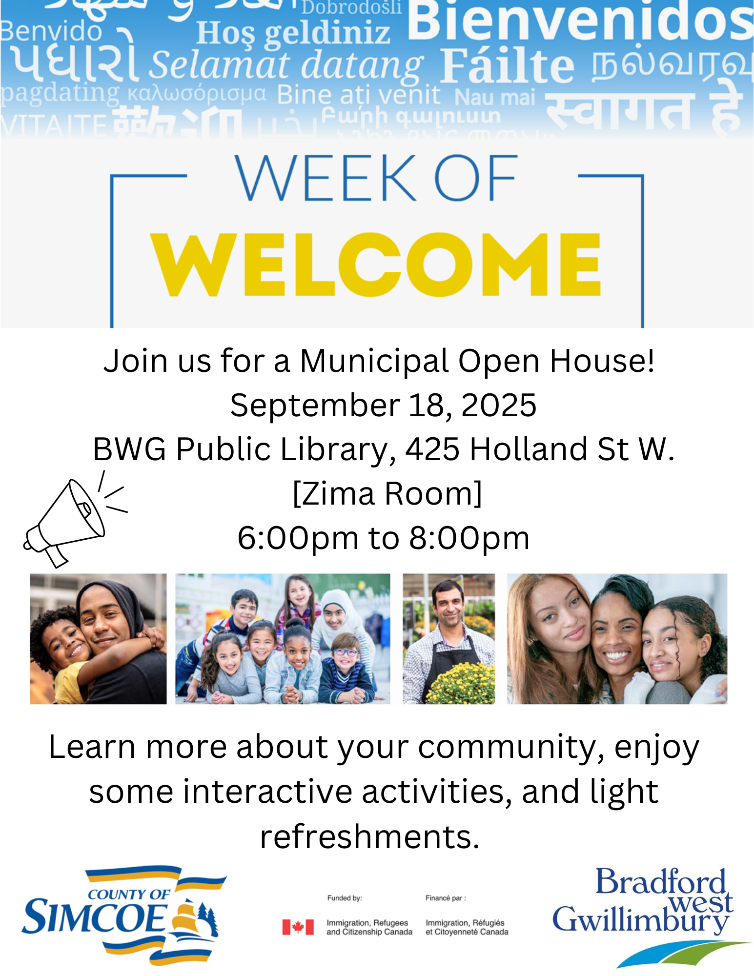 welcome flyer