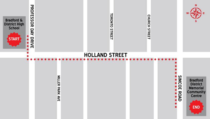 Santa Claus Parade Route