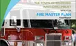 Snap shot of Fire Master Plan cover, featuring a fire truck