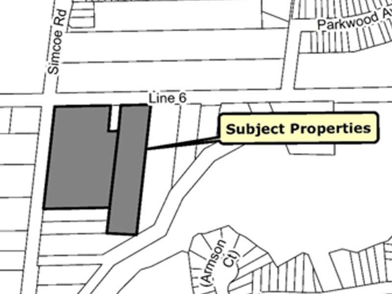 Map of subject properties