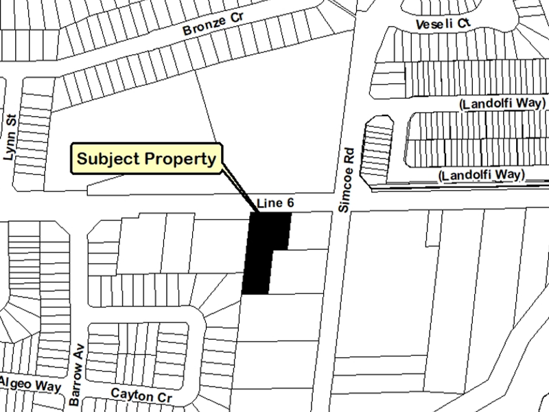 Map indicating subject property Map indicating subject property