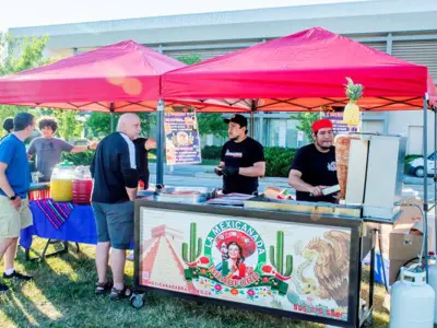 food vendor at event 